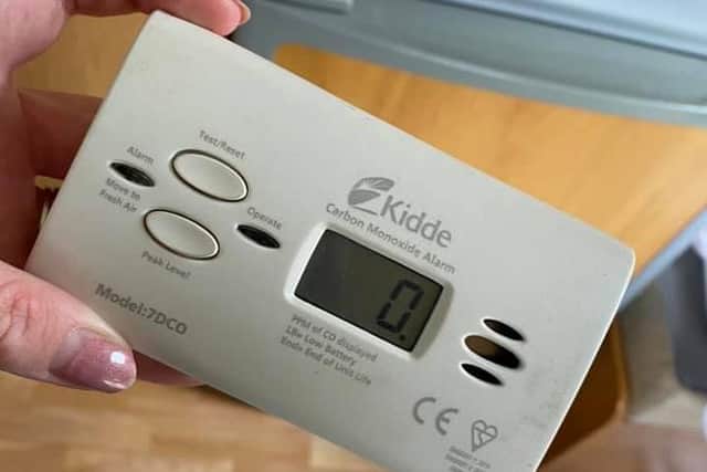 The Yates' are urging others to check their CO alarms - "£15 and a couple of AA’s is a small price to pay for the safety of your family," they said. Pic: Amber Yates