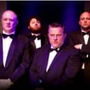The cast of the comedy Bouncers at Chorley Theatre this month