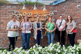 The Preston and South Ribble Ladies Circle at a social event. The group also raise money for charity and do volunteering activities, such as this litter pick at Moor Park.