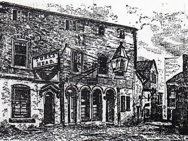 Ellison was taken to the Lock Up down Turks Head Yard