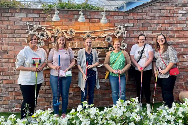 The Preston and South Ribble Ladies Circle at a social event. The group also raise money for charity and do volunteering activities, such as this litter pick at Moor Park.