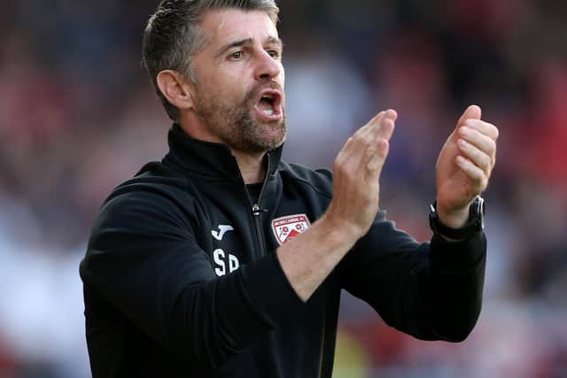 Morecambe manager Stephen Robinson