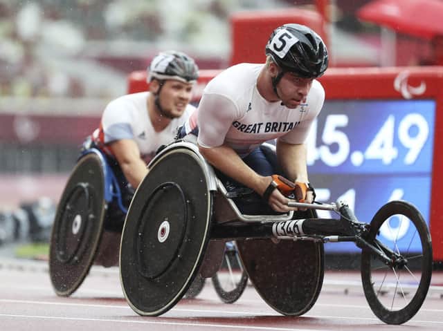 Disappointment for the Brits in the T34 800m wheelchair final in Tokyo, where Isaac Towers and Ben Rowlings (rear) finished seventh and eighth