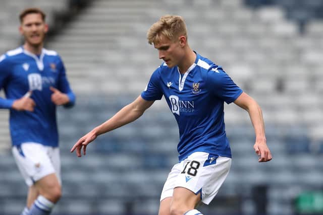 Preston North End's new signing Ali McCann in action for his former club St Johnstone