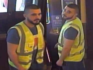 Police want to identify this man in connection with an assault at a pub in Blackburn. (Credit: Lancashire Police)