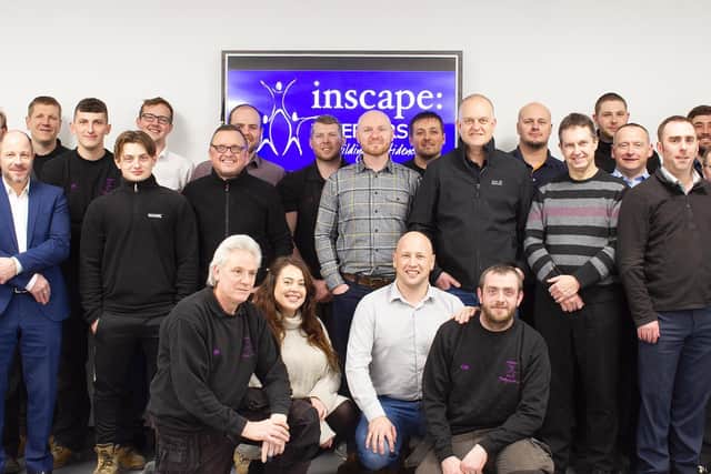 The team from Inscape Interiors in Chorley