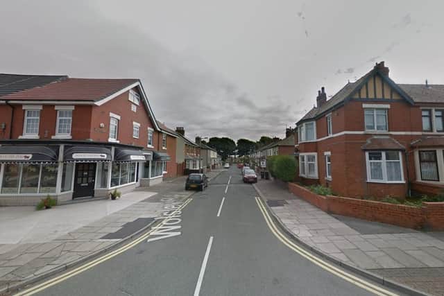 Police were called to a home on the corner of Poulton Road and Wolsley Road after a woman was reportedly assaulted by a man at around at 4.45am. When they arrived, the 51-year-old suspect had climbed onto the ledge of a first-floor window and refused to come down. PIc: Google