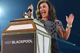 Shirley Ballas switches on Blackpool Illuminations picture: Darren Nelson
