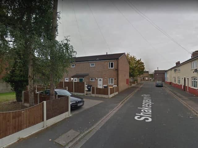 Shakespeare Road where Jessica Smith was found dead on the living room floor.