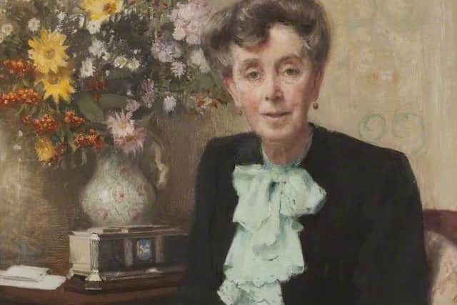 Portrait of Mrs Avice Margaret Pimblett (1880 -1963), Preston's first femnale councillor and first female mayor