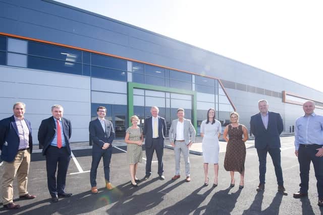 Handover of new Multi-ply carbon fibre factory on Amy Johnson Way.