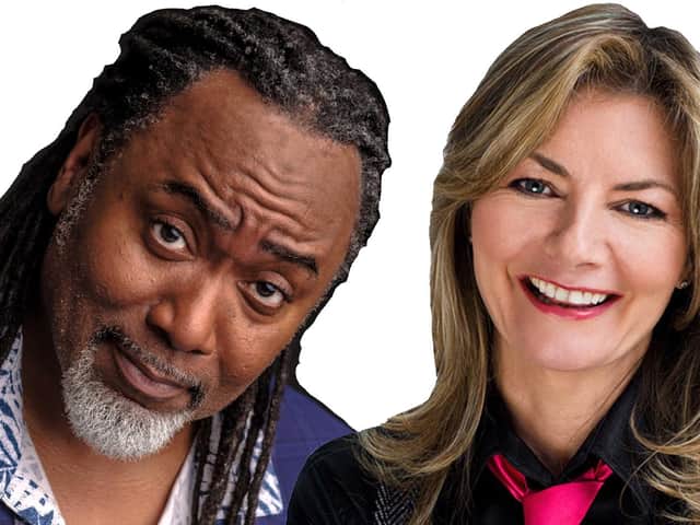 Reginald D Hunter and Jo Caulfeld