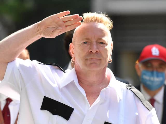 Sex Pistols frontman John Lydon