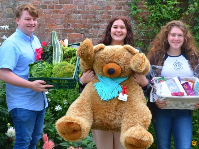 The Meet and Greet Team, from left, Julia Munro, Michael Daly, Charlotte Mellors, Liberty Doyle and Helen Booth