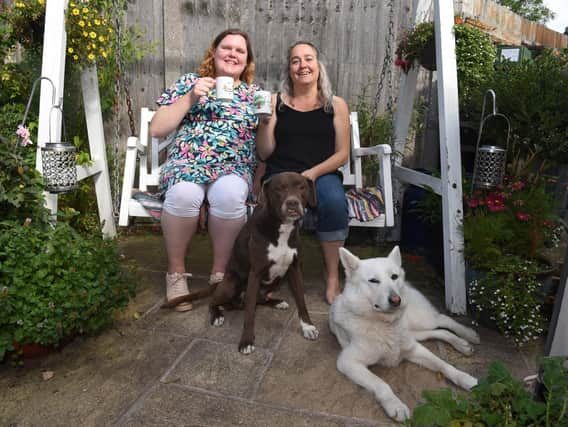 Debbie Bentley (right) with Clare Watson, the co-founders of The Bee Tree Community