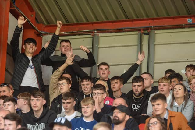 The PNE fans played their part at Ashton Gate