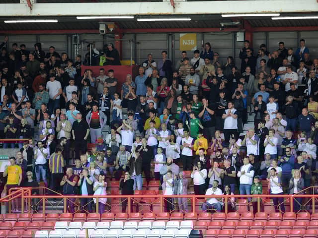 Preston North End were backed by 753 travelling fans at Ashton Gate