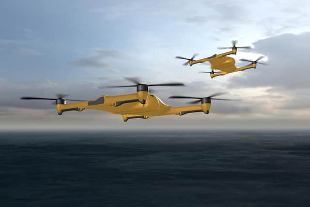 The drone is designed to be able to carry a payload of up to 300kg