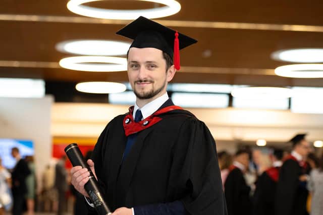 Longridge local, Daniel Parkinson, graduated last Wednesday with a First Class degree from the University of UCLan.
