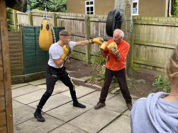 Put 'em up lad . . . it's time for some real sparring.