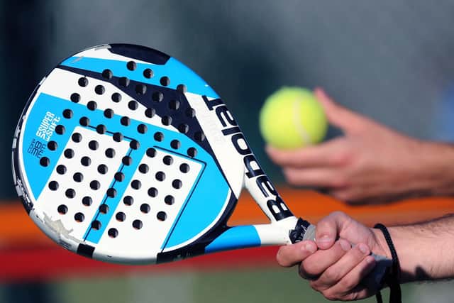 There are very few padel courts in Lancashire