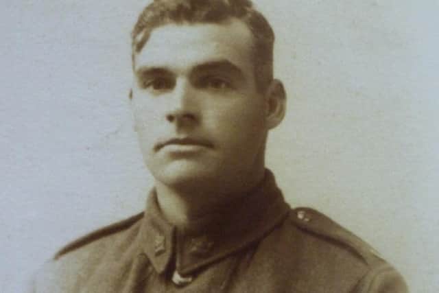 Samuel Poxon from Adlington served with the Canadian Royal Army Medical Corps and was awarded the Military Medal for bravery in the field. He was killed in action in 1917. Picture courtesy of Stuart Clewlow
