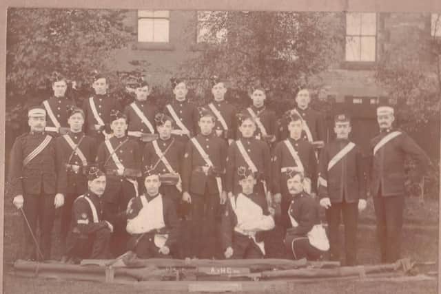 The team from the Adlington & Heath Charnock St John Ambulance before World War One. Picture courtesy of Stuart Clewlow