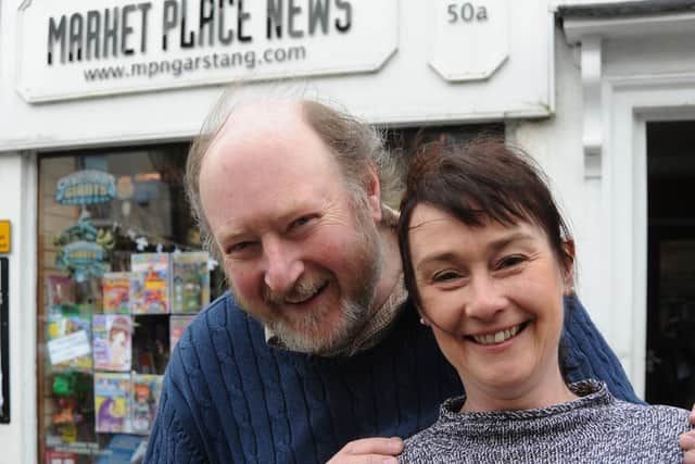 Richard and Kate Whyman of Market Place News, Garstang