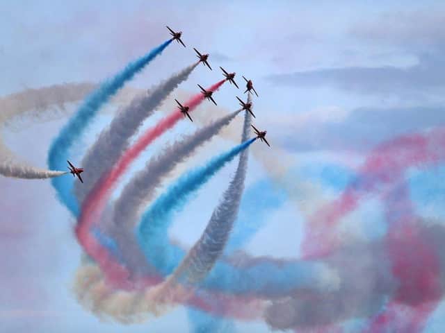 The Red Arrows will be flying over Chorley as part of the G7 Speakers' Summit.