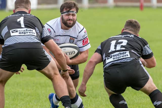 Match action from Preston Grasshoppers' game against Otley (photo: Mike Craig)
