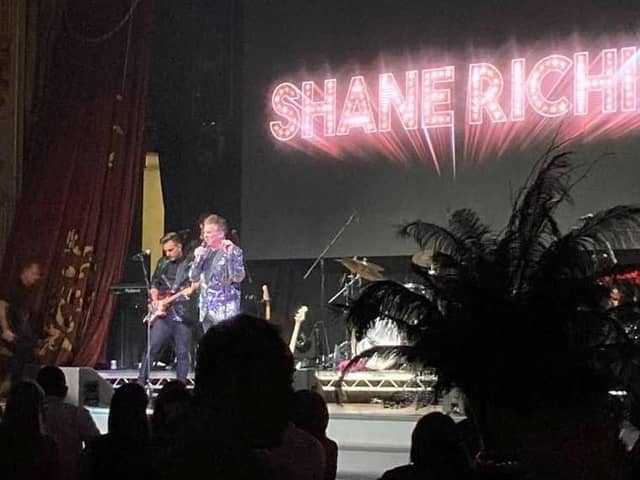 Eastenders start Shane Richie rocks the Tower Ballroom as the star performer at the BIBAs business awards