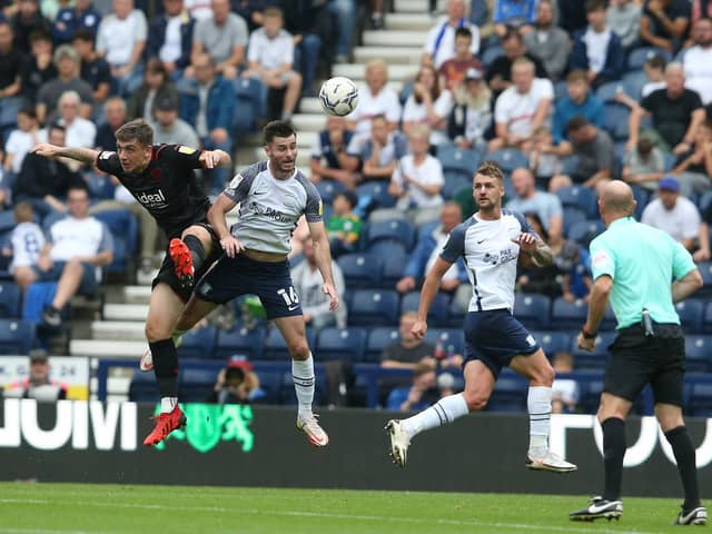 Andrew Hughes coped well with the Baggies' physical approach