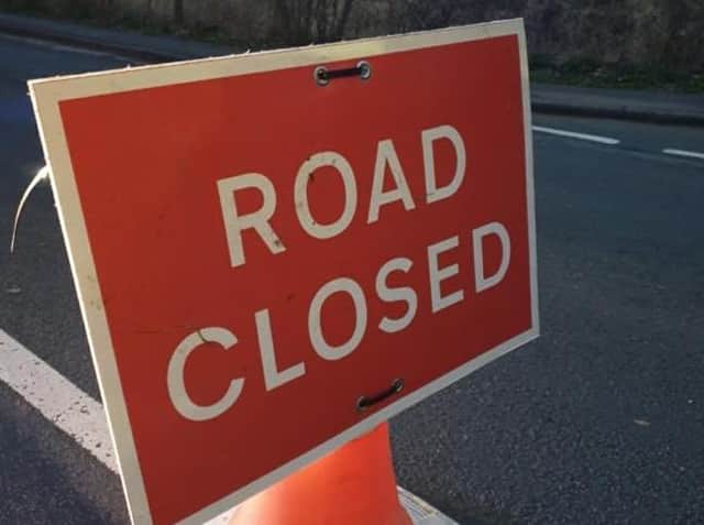 One lane (lane 3) has been closed for emergency barrier repairs on the northbound M61 from junction 6 (Horwich) to junction 8 (Chorley)