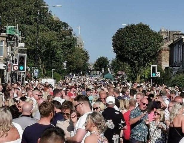 Crowds at a previous festival