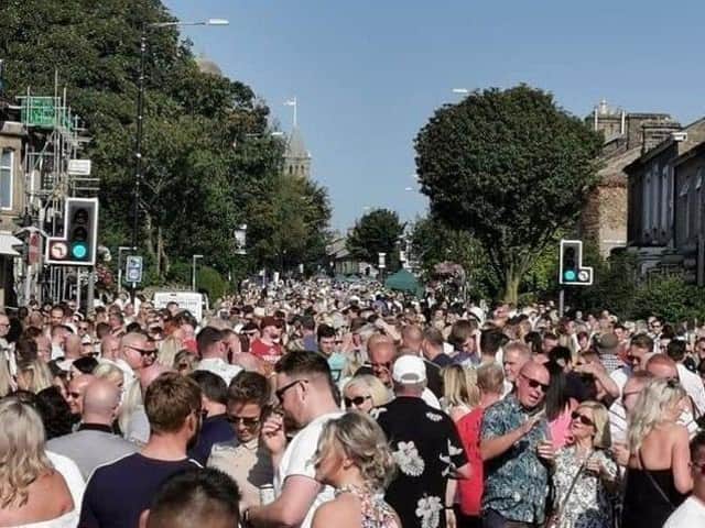 Crowds at a previous festival