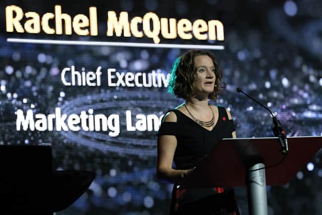 Rachel McQueen at the Lancashire Tourism Awards 2019