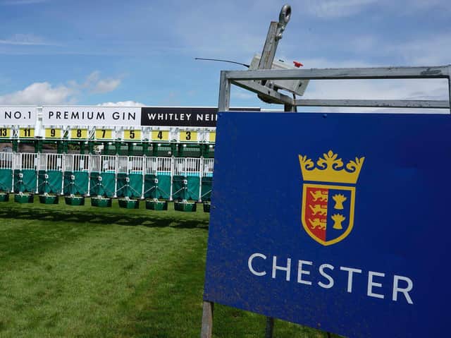 Chester racecourse plays host to a seven-race card on Saturday afternoon.