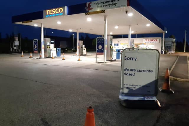 A number of petrol stations across Lancashire closed early as panic buying continued.