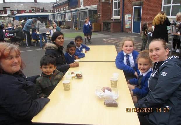 Eldon Primary School hosted a Macmillan Coffee Morning yesterday.
