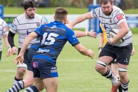 Action from Hoppers’ win against Macclesfield (photo: Mike Craig)