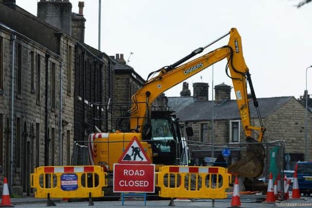 Lancashire County Council had to close the road while emergency repairs were carried out