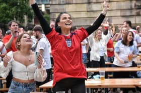 Preston Fanzone set up by BID for the Euro Championships.