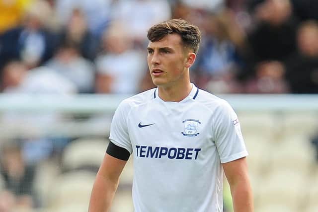 Josh Earl on his PNE debut in August 2017