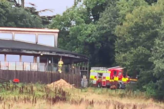 Cuerden View Cafe said it will remain closed "until further notice" after fire crews were called to the site in the grounds of Cuerden Valley Park this morning (Monday, September 27). Pic: Robert Taylor