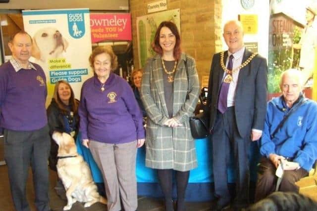 A previous exhibition hosted by Burnley Lions  for the blind and and partially sighted in 2017.