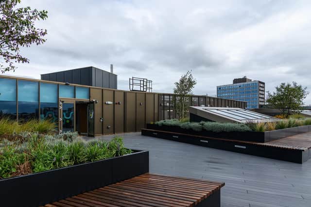 UCLan's new student centre uniquely offers a roof top garden.