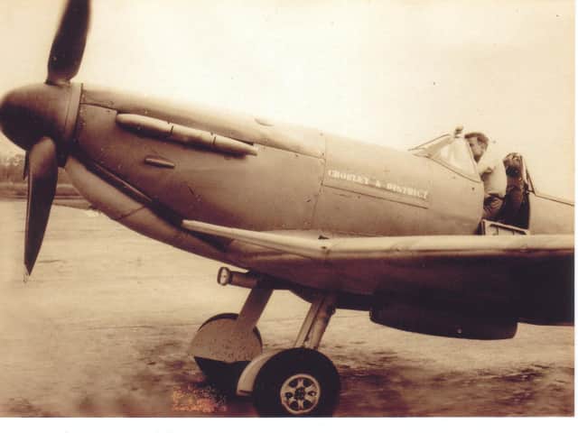 The Spitfire ‘Chorley & District’. Picture courtesy of Stuart Clewlow