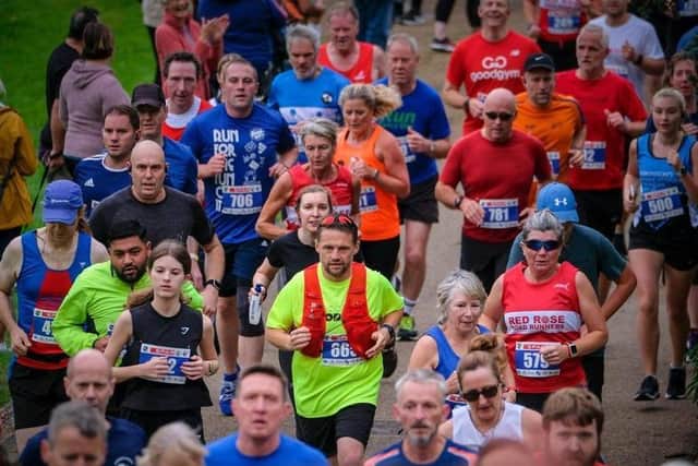 Nearly 500 runners took part in the City of Preston 10k