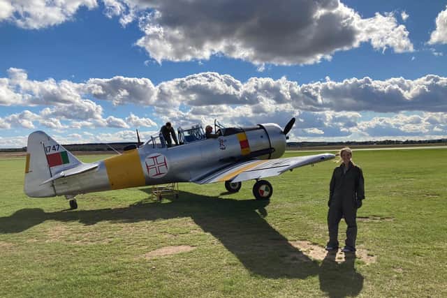 Lancashire engineer Robyn Considine won a flight in a Harvard trainer for her BAE Systems Spirit of Tempest award