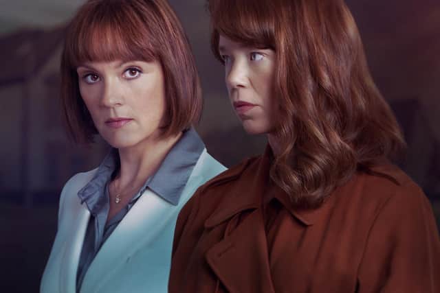 Rachel Stirling and Anna Maxwell Martin starred in ITV’s Hollington Drive. Picture: ITV/WEST ROAD PICTURES